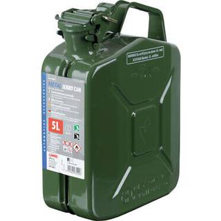 Benzin & Dieseldunk Stål - Jerry Can Grøn - 5L / 10L / 20L - Godkendt 5L