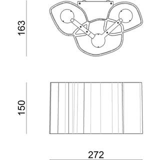 Honey LED-væglampe 27,2 cm