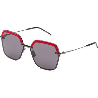 Italia Independent Kvinde JANICE 0314 V78.000 Outlet solbriller Metal Sølv Grå Geometrisk Normal