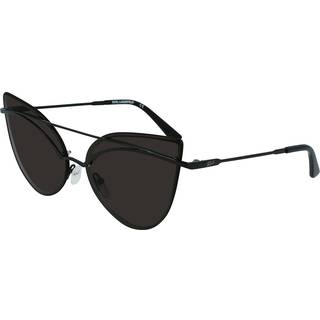Karl Lagerfeld Kvinde KL329S 001 Solbriller Metal Sort Grå Cat Eye