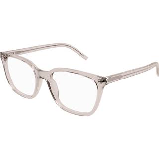 SAINT LAURENT Unisex SL M129 005 Optiske stel Acetat Nøgen Transparent Firkantet