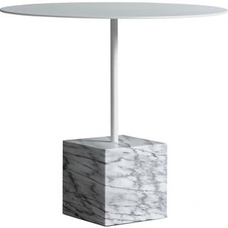 Friends & Founders Knockout Loungebord Ø60x55 Cm t - Sofabord Aluminium Hvid - 2041-01