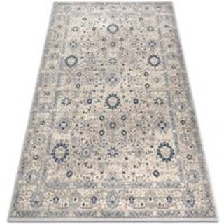 Tæppe NAIN Ramme ornament 7586/51935 beige / marineblå blå 80x150 cm