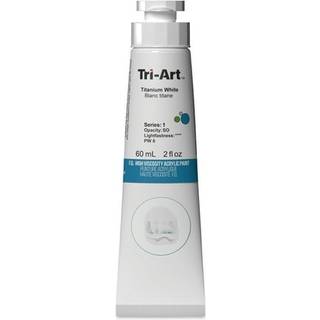 Tri-Art High Viscosity akrylfarve 60 ml Titanium White