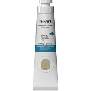 Tri-Art High Viscosity akrylfarve 60 ml Unbleached Titanium