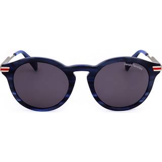 Sergio Tacchini ST5017 670 51 Solbriller Mænd Blue - Shiny Blue Horn - 51mm