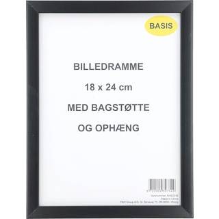 Ramme i sort - 18x24 cm