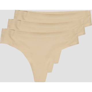 Invisible Thong 3-pack Beige