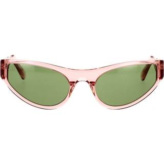 GCDS Unisex GD0024 72N Solbriller Acetat Rosa Grøn Cat Eye Normal