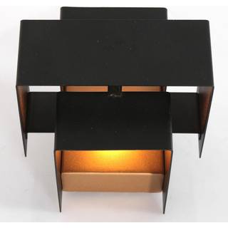 LED-væglampe Muro 3367, sort, op/ned, G9, 2.700 K