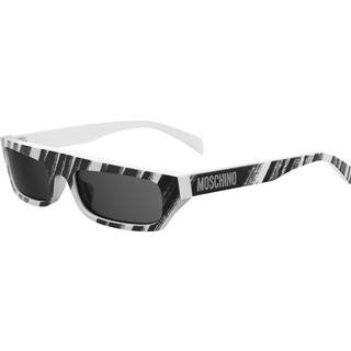 Moschino MOS047/S 7RM/IR 53 Solbriller Kvinder Hvid - White Black - 53mm