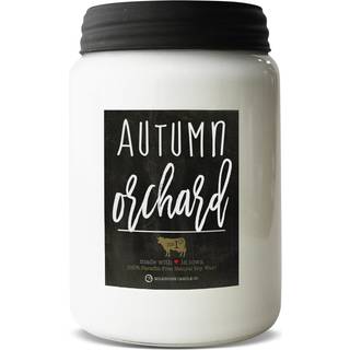 Milkhouse Candle Company - Autumn Orchard - 26oz Beeswax og Soy Candles - Farmhouse Collection - 100% naturlig paraffinfri med premium duftoli gl