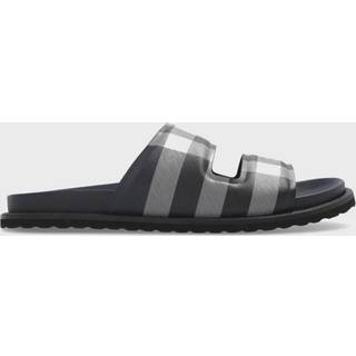 Burberry Checked canvas slides - blue - EU 39