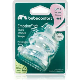 Bebeconfort Emotion Physio Fast Flow suttehoved 6 m+ 2 stk. - 2 stk.