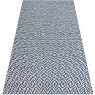 Tæppe CASA Økologisk, EKO SISAL Boho Roma22084 marineblå blå / fløde, lavet af genbrugsbomuld 75x150 cm