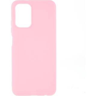 Xiaomi Poco M5S / Redmi Note 10S Fleksibelt Cover i Mat Plastik - Lyserød