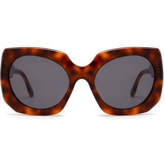 Marni Unisex Jellyfish Lake Blonde Havana BZU Solbriller Acetat Havana Grå Firkantet Normal