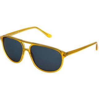 Lozza Unisex SL1827Z ZILO SPORT 01AG Solbriller Acetat Gul Blå Firkantet Normal