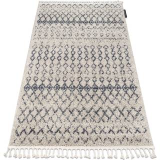 Tæppe BERBER AGADIR G0522 fløde / grå kvaster berberi Marokkansk shaggy 120x170 cm