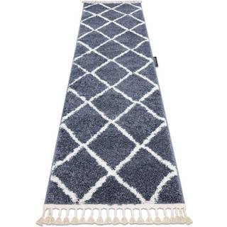 Tæppe, Fortovet BERBER CROSS grå - ind i køkkenet, til gangen, til korridoren 70x200 cm