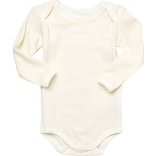 808 baby body langærmet str. 92 - råhvid (På lager i butik)