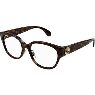 Gucci GG1411OK Asian Fit 002 53 Briller Kvinder Tortoiseshell - Tortoise - 53mm