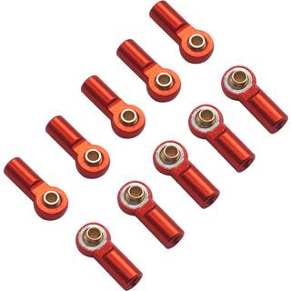 10Pack Vgoohobby Aluminium M3 RC Link Tie Rod End Ball Joint Hoved Holder Linkage CW Kompatibel med HSP Traxxas HPI Axial Redcat Racing 1/10 RC B