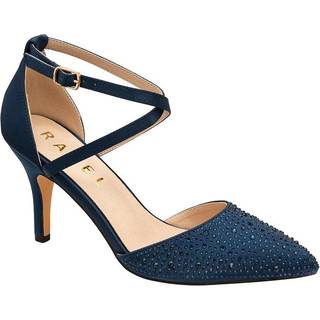 Ravel Ravel Blue Satin Pointed Toe Heeled Shoes - eu41