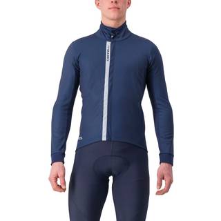 Castelli Entrata cykeljakke blå/sølv herre - Størrelse XX-Large