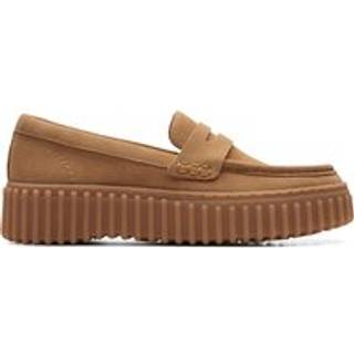 Torhill Penny - Light Tan Suede - Clarks - Beige 39