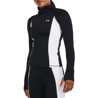 Langærmet T-shirt Under Armour Train Cold Weather Funnel Neck 1379888-001 Størrelse L