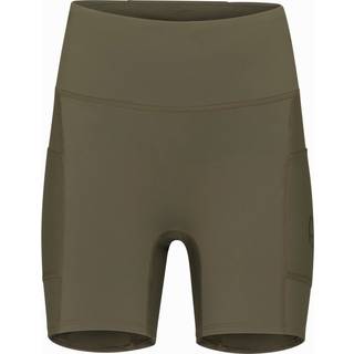 Norrøna Women's Senja Equaliser Stretch 6'' Tights  Olive Night/Caviar, L