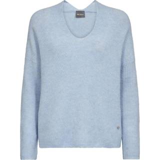 Mos Mosh Mmthora V-Neck Knit Strik 153900 Cashmere Blue (XS)