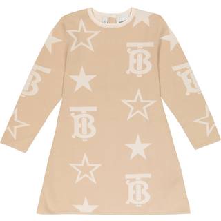 Burberry Kids Sylvie cotton-blend dress - beige - Y 8