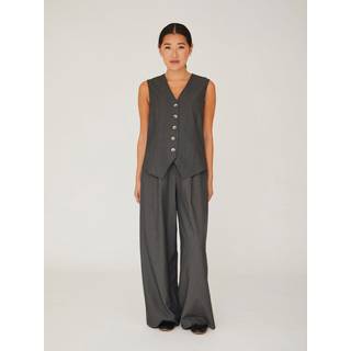 A-view - Madison Pants - Damebukser -  Dark Grey - 36