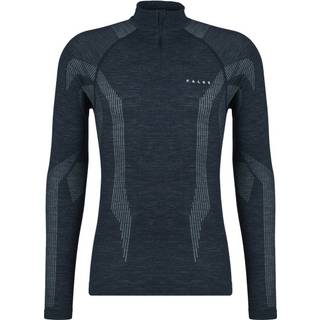 Falke Men's Long Sleeve Zip Wool-Tech Space Blue, S