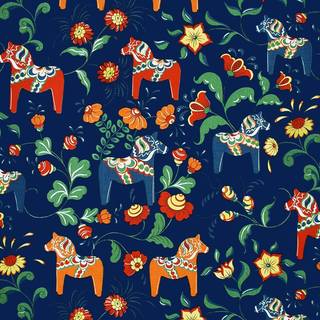 Arvidssons Textil Leksand tekstil blå
