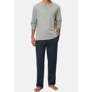 Marc O Polo Men Long Pyjama Set - Navy/Grey - Small