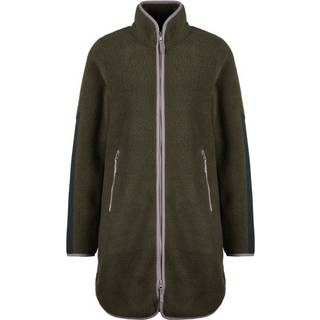 Stoic Women's NorrvikSt. Pile Fleece Jacket Long Fleecejakke Damer størrelse 36 farve olivengrøn