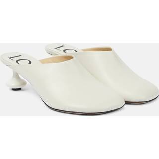 Loewe Toy leather mules - white - EU 40