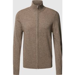 Langærmet Cardigan, Dark Hazelnut, XXL