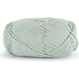 Dale LERKE 8137 Lys jade Indhold: 53% merinould, 47% egyptisk bomuld Vægt/længde: 50 g = ca 115 meter Anbefalede pinde: 4 mm Strikkefasthed: 10 cm = 22 m Vask: Uldvask 30 °C / Brug vaskemiddel til uld/silke / Brug ikke skyllemiddel / Tørres fladt.