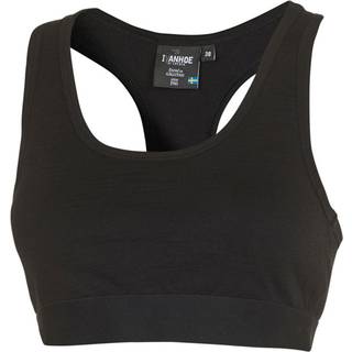 Ivanhoe of Sweden Women's Underwool Wool Bra Merino undertøj Damer størrelse 42 farve sort