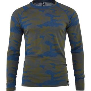 Bula Men's Camo Merino Wool Crew Denim, S
