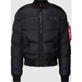 ALPHA INDUSTRIES Herren Steppjacke schwarz unifarben