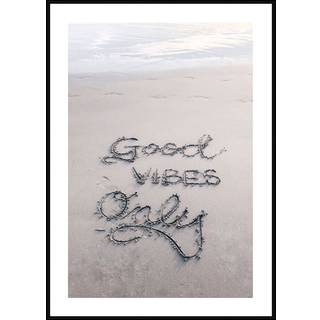 Plakat - Good Vibes Only Plakat - Str:50 x 70 Cm - Incado