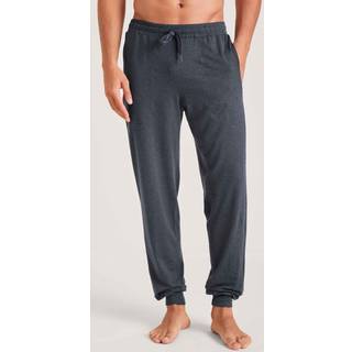 CALIDA Herren Pyjamahose grau Modal unifarben