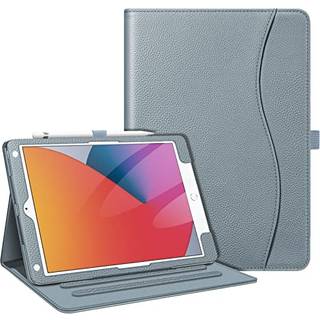 Fintie -sag til iPad 9. / 8. / 7. generation (2021/2020/2019) 10.2 tommer - [Hj?rnebeskyttelse] Multi -Angle Viewing Stand -d?kning med lomme og