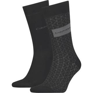 Calvin Klein 2-pak Badge Men Sock - Black - One Size