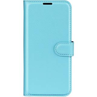 Xiaomi Poco F4 Litchi Læder Flip Cover m. Pung - Lyseblå